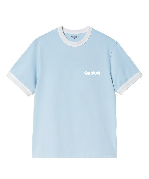 Carhartt(カーハート)の「【Carhartt WIP】S/S IP RINGER T-SHIRT(Tシャツ/カットソー・メンズ・ブルー/ホワイト/パープル・LARGE/MEDIUM/X-LARGE)」の14枚目の写真