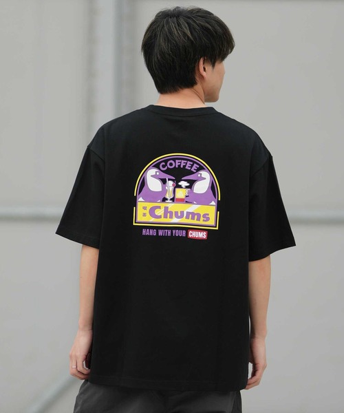 CHUMS(チャムス)の「【ムラサキスポーツ別注】CHUMS/チャムス 喫茶 チャムス T Tシャツ CH01-2859(Tシャツ/カットソー・メンズ・ホワイト/ブラック/グレイッシュベージュ・M/L/XL)」の14枚目の写真