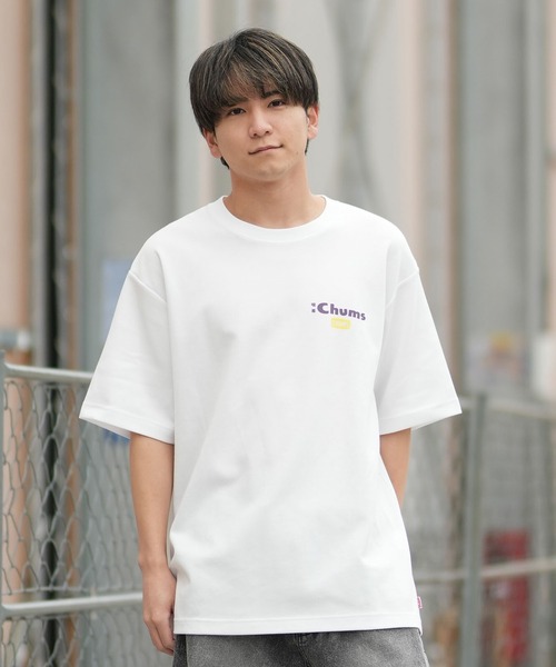 CHUMS(チャムス)の「【ムラサキスポーツ別注】CHUMS/チャムス 喫茶 チャムス T Tシャツ CH01-2859(Tシャツ/カットソー・メンズ・ホワイト/ブラック/グレイッシュベージュ・M/L/XL)」の4枚目の写真