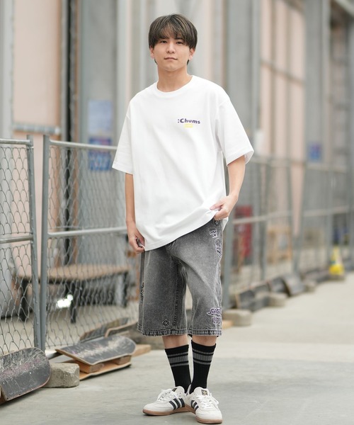 CHUMS(チャムス)の「【ムラサキスポーツ別注】CHUMS/チャムス 喫茶 チャムス T Tシャツ CH01-2859(Tシャツ/カットソー・メンズ・ホワイト/ブラック/グレイッシュベージュ・M/L/XL)」の6枚目の写真