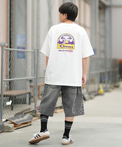 CHUMS(チャムス)の「【ムラサキスポーツ別注】CHUMS/チャムス 喫茶 チャムス T Tシャツ CH01-2859(Tシャツ/カットソー・メンズ・ホワイト/ブラック/グレイッシュベージュ・M/L/XL)」の8枚目の写真