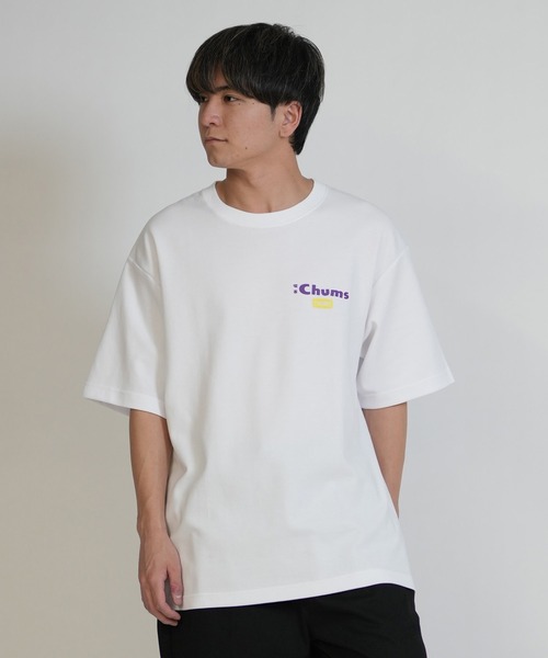 CHUMS(チャムス)の「【ムラサキスポーツ別注】CHUMS/チャムス 喫茶 チャムス T Tシャツ CH01-2859(Tシャツ/カットソー・メンズ・ホワイト/ブラック/グレイッシュベージュ・M/L/XL)」の9枚目の写真