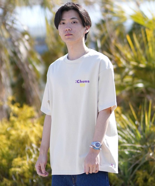 CHUMS(チャムス)の「【ムラサキスポーツ別注】CHUMS/チャムス 喫茶 チャムス T Tシャツ CH01-2859(Tシャツ/カットソー・メンズ・ホワイト/ブラック/グレイッシュベージュ・M/L/XL)」の21枚目の写真