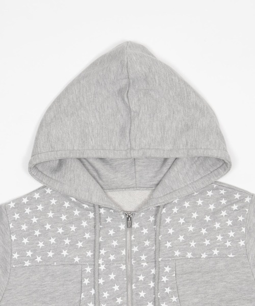 dispark（ディスパーク）の「DISPARK/【26年春夏新作】オールオーバースターSSジップパーカー（パーカー・レディース・杢グレー/ブラック・FREE）」の15枚目の写真