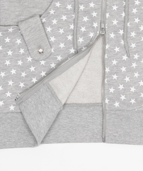 dispark（ディスパーク）の「DISPARK/【26年春夏新作】オールオーバースターSSジップパーカー（パーカー・レディース・杢グレー/ブラック・FREE）」の18枚目の写真
