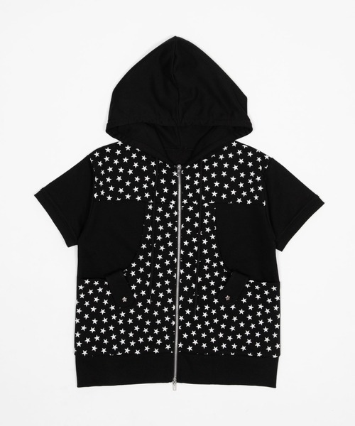 dispark（ディスパーク）の「DISPARK/【26年春夏新作】オールオーバースターSSジップパーカー（パーカー・レディース・杢グレー/ブラック・FREE）」の13枚目の写真