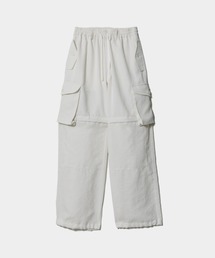 beautiful people | Polyester panama length change pants(カーゴパンツ)