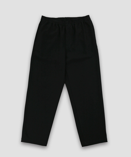 WISM（ウィズム）の「NAMELESSNESS / ネームレスネス triacetate Airy easy slacks（その他パンツ・メンズ・チャコールグレー/ブラック・3/2）」の6枚目の写真