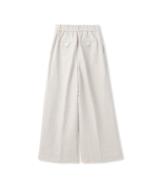 LAUTREAMONT(ロートレアモン)の「クラシックポリリネンヘリンボンパンツ(その他パンツ・レディース・ベージュ・7号/11号/9号)」の3枚目の写真