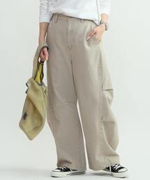 VINTAGE-LIKE BARREL LEG PANTS