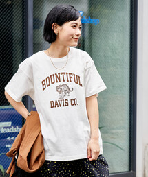 タイガープリントTシャツ/カレッジプリントTシャツ/TORA Tシャツ/トラ柄