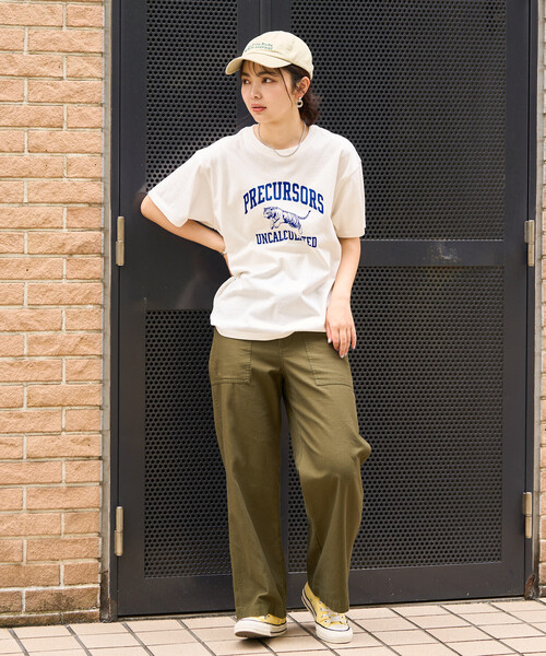 FREAK'S STORE(フリークスストア)の「タイガープリントTシャツ/カレッジプリントTシャツ/TORA Tシャツ/トラ柄(Tシャツ/カットソー・レディース・オフホワイト/ライトグレー/ホワイト/ネイビー・フリ-)」の14枚目の写真