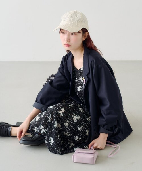 バッジ4点SET/ロングシーズン◎】バッジ付きジャケット（テーラード