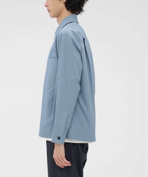 MARGARET HOWELL（マーガレットハウエル）の「HIGHDENSE COTTON POPLIN（シャツ/ブラウス・メンズ・ダークブルー・SMALL/MEDIUM/LARGE）」の3枚目の写真