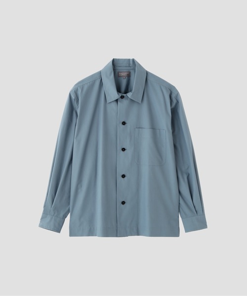 MARGARET HOWELL（マーガレットハウエル）の「HIGHDENSE COTTON POPLIN（シャツ/ブラウス・メンズ・ダークブルー・SMALL/MEDIUM/LARGE）」の4枚目の写真