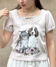 Candy Stripper | MY DEAR FRIENDS COQUETTE トップス(Tシャツ/カットソー)