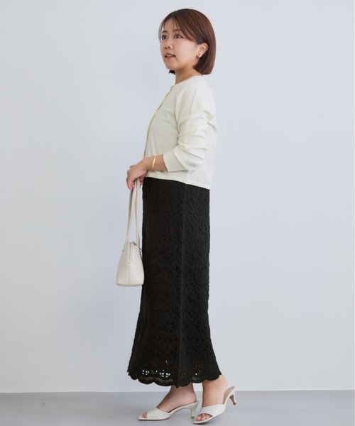 COHINA（コヒナ）の「2wayクロシェワンピース 【低身長・小柄女性】（ワンピース・レディース・ベージュ/ホワイト/ブラック・REGULAR/SHORT）」の16枚目の写真