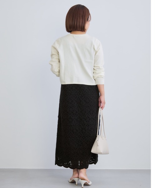 COHINA（コヒナ）の「2wayクロシェワンピース 【低身長・小柄女性】（ワンピース・レディース・ベージュ/ホワイト/ブラック・REGULAR/SHORT）」の18枚目の写真