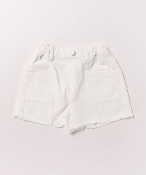 algy（アルジー）の「シンプルショーパン（その他パンツ・キッズ・ブラック/カーキ/オフホワイト・120/130/140/150/160）」の2枚目の写真