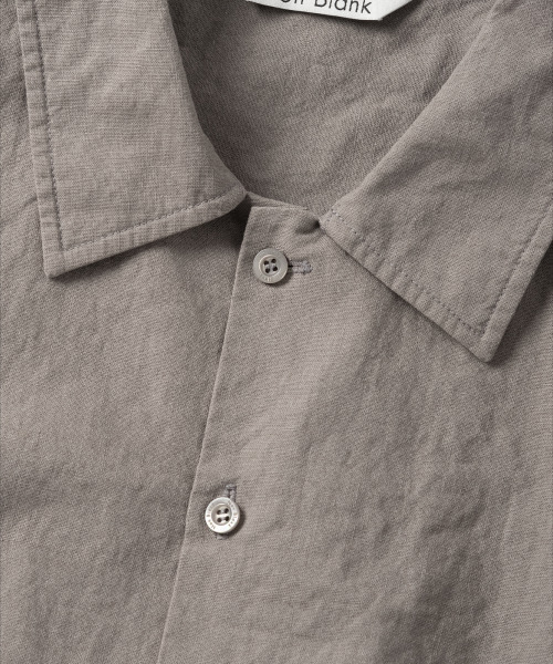 NONBLANK(ノンブランク)の「ウォッシングリネンHSシャツ_KHAKI(シャツ/ブラウス・メンズ・カーキ・MEDIUM/LARGE/X-LARGE)」の4枚目の写真