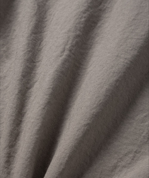 NONBLANK(ノンブランク)の「ウォッシングリネンHSシャツ_KHAKI(シャツ/ブラウス・メンズ・カーキ・MEDIUM/LARGE/X-LARGE)」の8枚目の写真