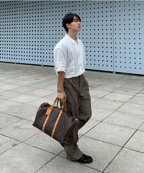 NONBLANK(ノンブランク)の「ウォッシングリネンHSシャツ_KHAKI(シャツ/ブラウス・メンズ・カーキ・MEDIUM/LARGE/X-LARGE)」の10枚目の写真