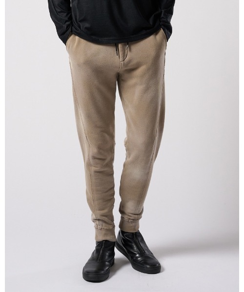 wjk(ダヴルジェイケイ)の「fade switching rib sweat pants(スウェットパンツ・メンズ・ブラック/ベージュ/ネイビー・SMALL/MEDIUM/LARGE/X-LARGE)」の6枚目の写真