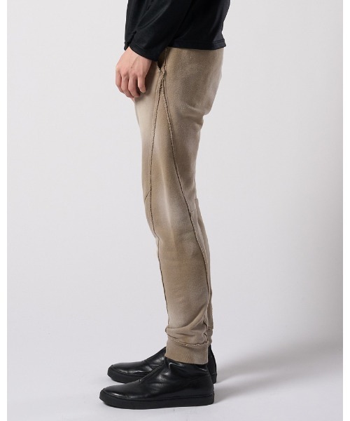 wjk(ダヴルジェイケイ)の「fade switching rib sweat pants(スウェットパンツ・メンズ・ブラック/ベージュ/ネイビー・SMALL/MEDIUM/LARGE/X-LARGE)」の7枚目の写真