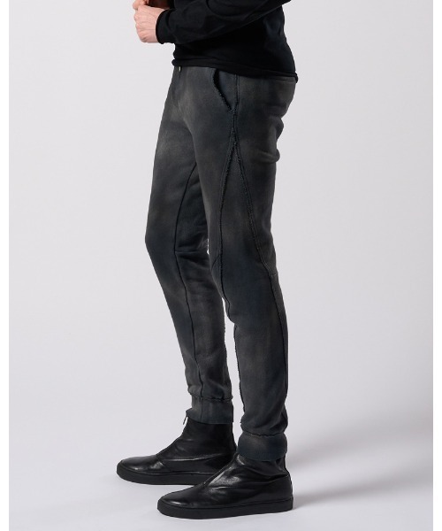 wjk(ダヴルジェイケイ)の「fade switching rib sweat pants(スウェットパンツ・メンズ・ブラック/ベージュ/ネイビー・SMALL/MEDIUM/LARGE/X-LARGE)」の11枚目の写真