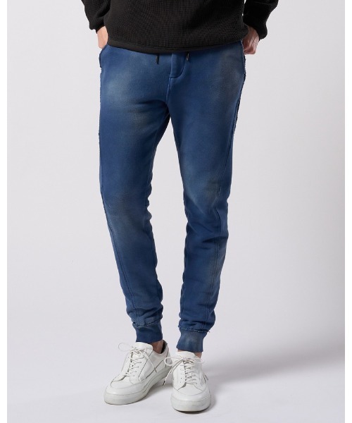 wjk(ダヴルジェイケイ)の「fade switching rib sweat pants(スウェットパンツ・メンズ・ブラック/ベージュ/ネイビー・SMALL/MEDIUM/LARGE/X-LARGE)」の14枚目の写真