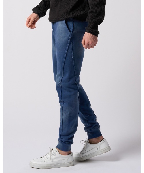 wjk(ダヴルジェイケイ)の「fade switching rib sweat pants(スウェットパンツ・メンズ・ブラック/ベージュ/ネイビー・SMALL/MEDIUM/LARGE/X-LARGE)」の15枚目の写真