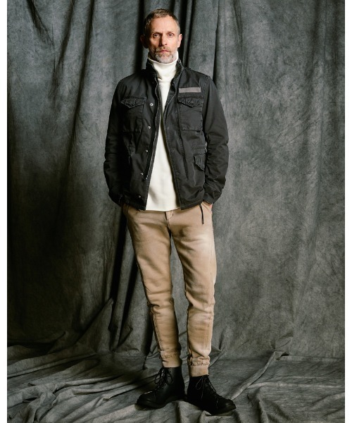 wjk(ダヴルジェイケイ)の「fade switching rib sweat pants(スウェットパンツ・メンズ・ブラック/ベージュ/ネイビー・SMALL/MEDIUM/LARGE/X-LARGE)」の17枚目の写真