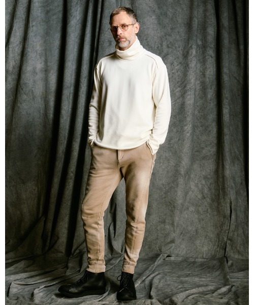 wjk(ダヴルジェイケイ)の「fade switching rib sweat pants(スウェットパンツ・メンズ・ブラック/ベージュ/ネイビー・SMALL/MEDIUM/LARGE/X-LARGE)」の18枚目の写真
