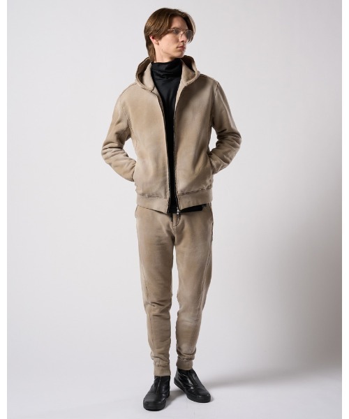 wjk(ダヴルジェイケイ)の「fade switching rib sweat pants(スウェットパンツ・メンズ・ブラック/ベージュ/ネイビー・SMALL/MEDIUM/LARGE/X-LARGE)」の20枚目の写真