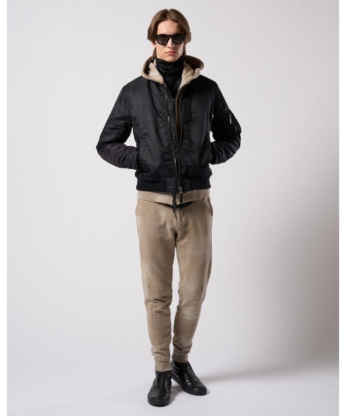 wjk(ダヴルジェイケイ)の「fade switching rib sweat pants(スウェットパンツ・メンズ・ブラック/ベージュ/ネイビー・SMALL/MEDIUM/LARGE/X-LARGE)」の21枚目の写真
