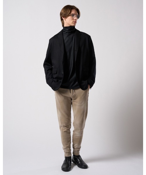 wjk(ダヴルジェイケイ)の「fade switching rib sweat pants(スウェットパンツ・メンズ・ブラック/ベージュ/ネイビー・SMALL/MEDIUM/LARGE/X-LARGE)」の22枚目の写真