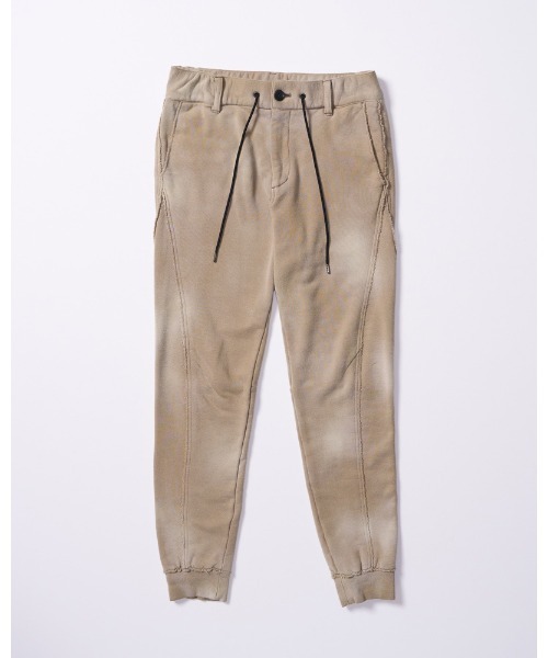 wjk(ダヴルジェイケイ)の「fade switching rib sweat pants(スウェットパンツ・メンズ・ブラック/ベージュ/ネイビー・SMALL/MEDIUM/LARGE/X-LARGE)」の4枚目の写真