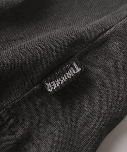 THRASHER(スラッシャー)の「【70】【THRASHER/スラッシャー】ピグメント加工 ブランドロゴ ダメージ アップリケ刺繍 クルーネックTシャツ(Tシャツ/カットソー・メンズ・サックスブルー/グレー/ピンク/ブラウン/チャコールグレー/ダークグレー・XL/L/M)」の13枚目の写真