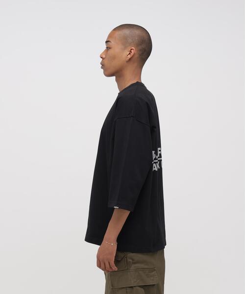 AVIREX(アヴィレックス)の「《WEB&DEPOT限定》HALF SLEEVE T-SHIRT / ハーフ スリーブ Tシャツ / AVIREX / アヴィレックス(Tシャツ/カットソー・メンズ・ホワイト/ブラック・2XL/XL/M/L)」の7枚目の写真