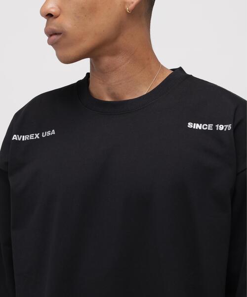 AVIREX(アヴィレックス)の「《WEB&DEPOT限定》HALF SLEEVE T-SHIRT / ハーフ スリーブ Tシャツ / AVIREX / アヴィレックス(Tシャツ/カットソー・メンズ・ホワイト/ブラック・2XL/XL/M/L)」の9枚目の写真