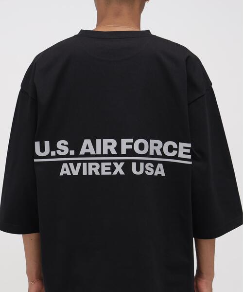AVIREX(アヴィレックス)の「《WEB&DEPOT限定》HALF SLEEVE T-SHIRT / ハーフ スリーブ Tシャツ / AVIREX / アヴィレックス(Tシャツ/カットソー・メンズ・ホワイト/ブラック・2XL/XL/M/L)」の12枚目の写真