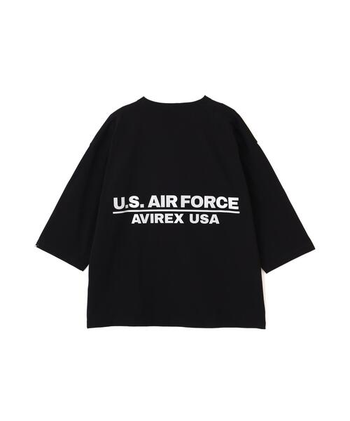 AVIREX(アヴィレックス)の「《WEB&DEPOT限定》HALF SLEEVE T-SHIRT / ハーフ スリーブ Tシャツ / AVIREX / アヴィレックス(Tシャツ/カットソー・メンズ・ホワイト/ブラック・2XL/XL/M/L)」の13枚目の写真