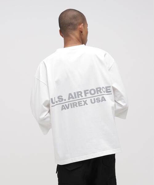 AVIREX(アヴィレックス)の「《WEB&DEPOT限定》HALF SLEEVE T-SHIRT / ハーフ スリーブ Tシャツ / AVIREX / アヴィレックス(Tシャツ/カットソー・メンズ・ホワイト/ブラック・2XL/XL/M/L)」の16枚目の写真