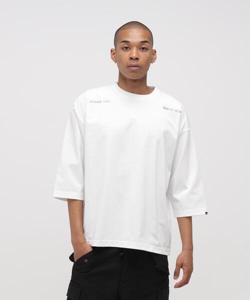AVIREX(アヴィレックス)の「《WEB&DEPOT限定》HALF SLEEVE T-SHIRT / ハーフ スリーブ Tシャツ / AVIREX / アヴィレックス(Tシャツ/カットソー・メンズ・ホワイト/ブラック・2XL/XL/M/L)」の17枚目の写真