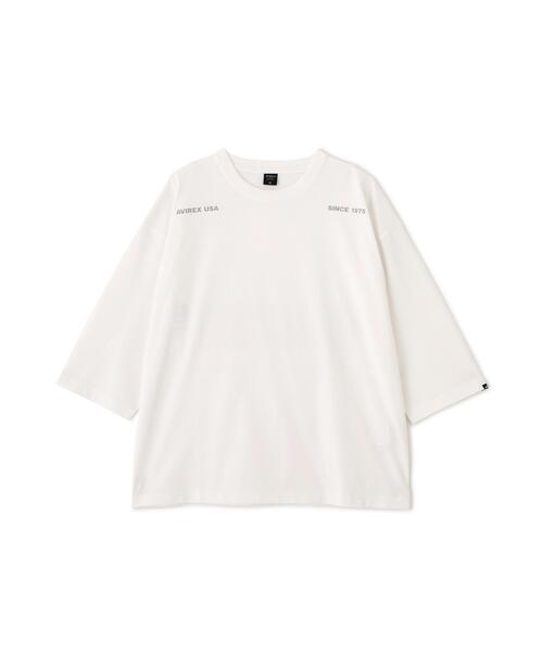 AVIREX(アヴィレックス)の「《WEB&DEPOT限定》HALF SLEEVE T-SHIRT / ハーフ スリーブ Tシャツ / AVIREX / アヴィレックス(Tシャツ/カットソー・メンズ・ホワイト/ブラック・2XL/XL/M/L)」の21枚目の写真