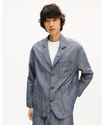 KENZO（ケンゾー）の「'KENZO Tulip' ワークウエア ジャケット イン コットン リネン（デニムジャケット）」