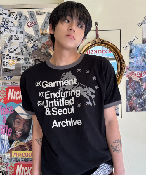 UNTITLED SEOUL(アンタイトル ソウル)の「アーカイブユニコーンリンガー半袖ブラック(Tシャツ/カットソー・レディース・その他・MEDIUM/LARGE)」の1枚目の写真