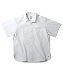 HOUSTON ヒューストン OXFORD S/S WORK SHIRT オックスフォード 半袖 ワークシャツ