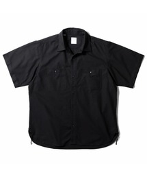 HOUSTON ヒューストン OXFORD S/S WORK SHIRT オックスフォード 半袖 ワークシャツ