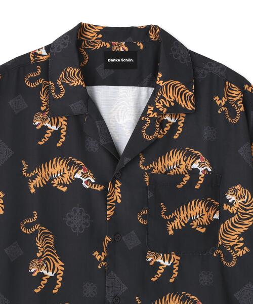 DANKE SCHON(ダンケシェーン)の「【WEB&DEPOT限定】DankeSchon/ダンケシェーン/TIGER S/S SHIRTS(シャツ/ブラウス・レディース・ブラック・L/M/XL)」の3枚目の写真